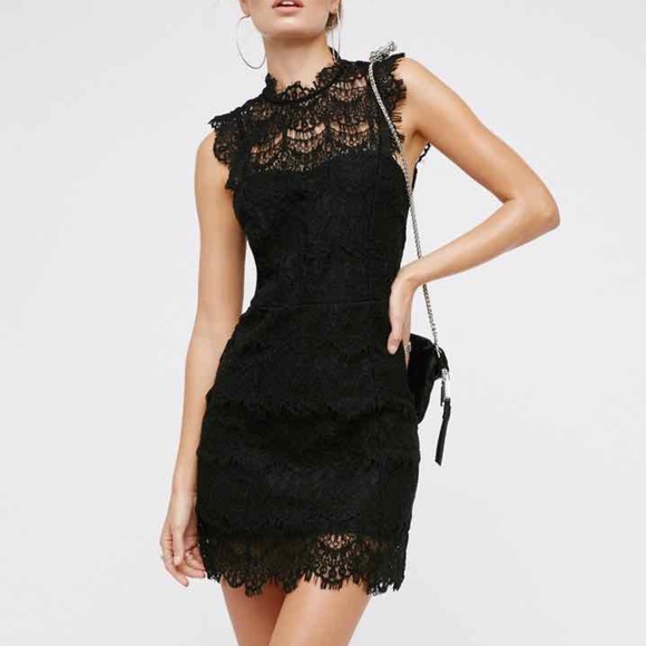 Free People Dresses & Skirts - Final Sale Free People Lace Bodycon dress XS NWT